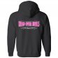 Black Zip Hoodie Back