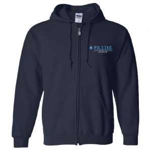 PFO Navy Full-zip Sweatshirt