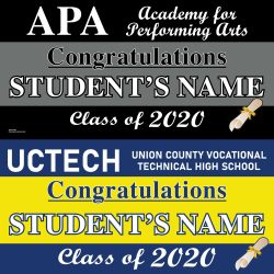 UCVTS Graduation 2020 Lawn Signs