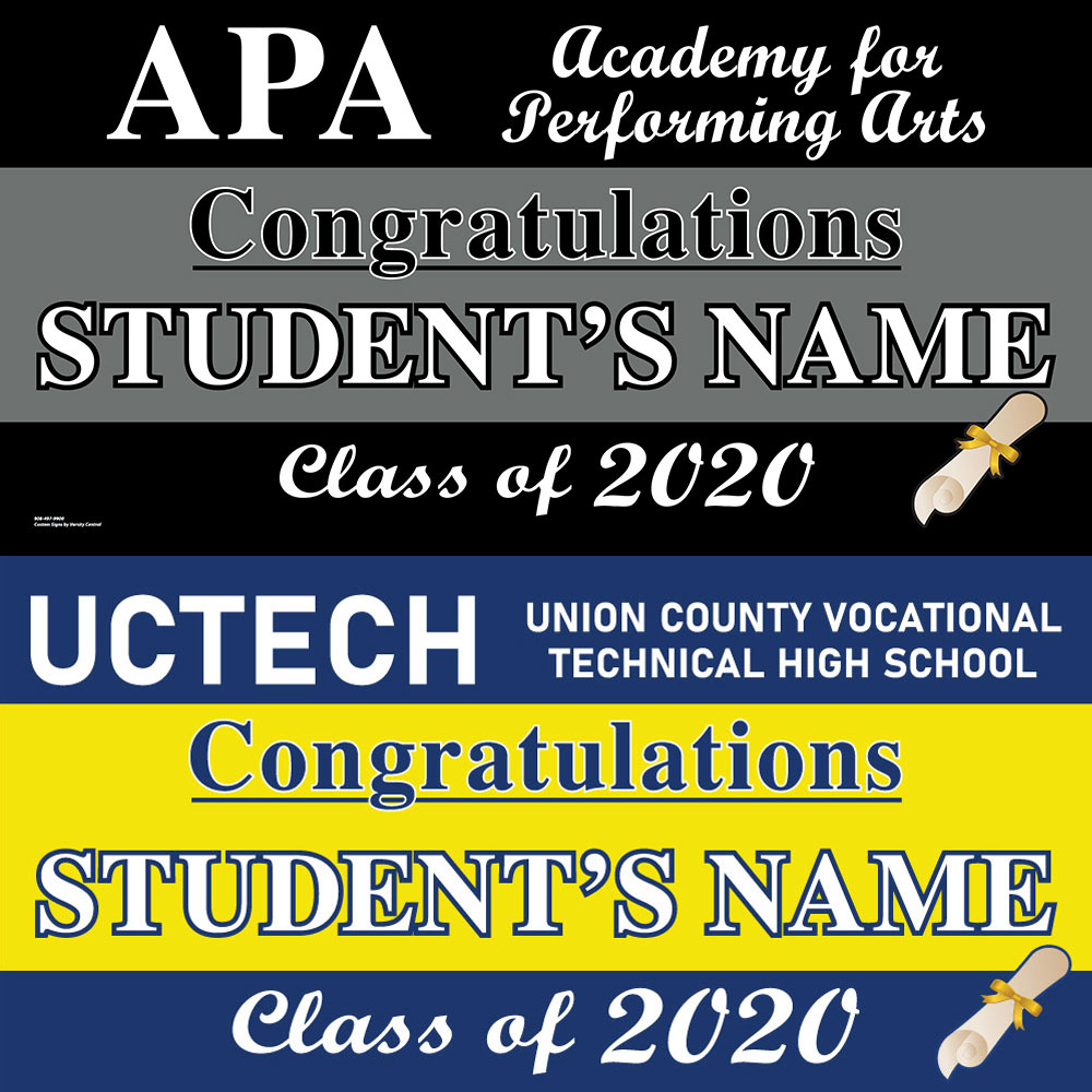 UCVTS Graduation 2020 Lawn Signs