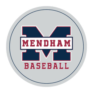 Mendham Baseball Car Magnet