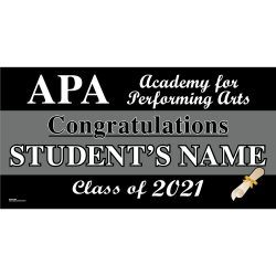 Academy for Performing Arts Graduation 2021 Lawn Sign