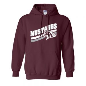 Clifton High School Mustangs Pullover Hoodie