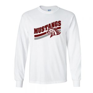 Clifton High School Mustangs Long Sleeve Tee