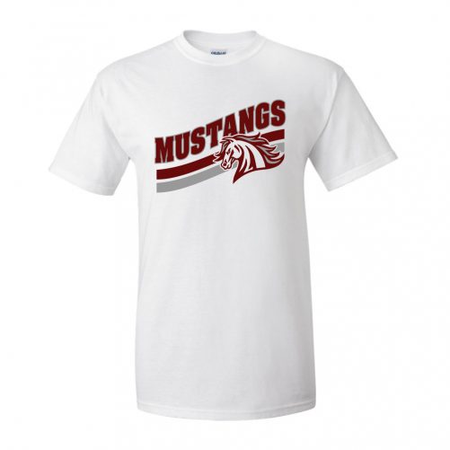 CliftonHS_Mustangs_WhiteTee