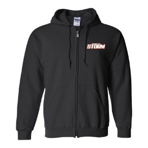 Springfield Storm Full-Zip Hoodie – Black