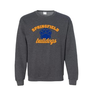 Springfield Bulldogs Crewneck Sweatshirt – Dark Heather