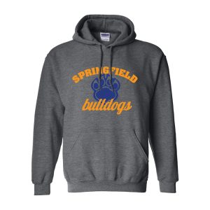 Springfield Bulldogs Pullover Hoodie – Dark Heather