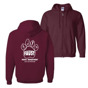 E. Rutherford Music Dept Full Zip Sweatshirt