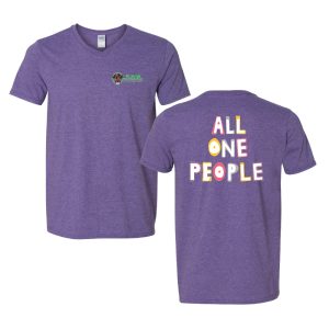 St. Joseph S.S.C. V-Neck T-Shirt – Heather Purple