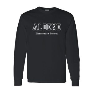 Aldene School Long Sleeve Tee – Black