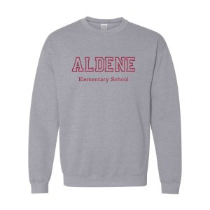 Aldene School Crewneck Sweatshirt – Sport Grey