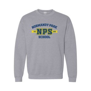 Normandy Park School Crewneck Sweatshirt – Sport Grey