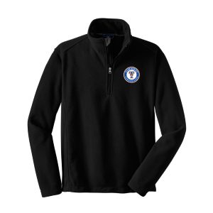 Tamaques School Staff Embroidred 1/4 Zip Fleece – Black