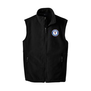 Tamaques School Staff Embroidred Fleece Vest – Black