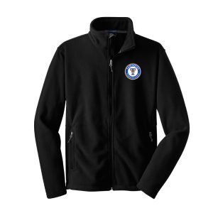 Tamaques School Staff Embroidered Full Zip Fleece – Black