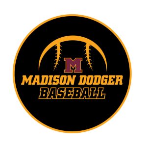 Madison Baseball Car Magnet