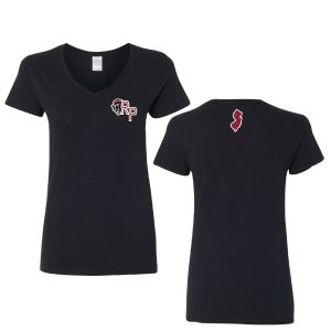 Roselle Park H.S. Baseball Ladies Short Sleeve Tee – Black