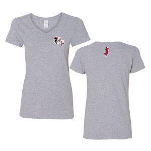 Roselle Park H.S. Baseball Ladies Short Sleeve Tee – Sport Grey