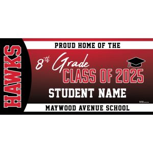 Maywood Ave School 8th Grade Grad Lawn Sign