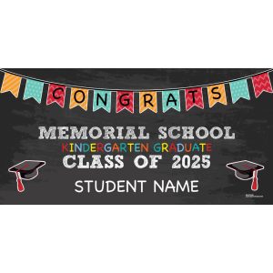 Maywood Ave School Kindergarten Grad Lawn Sign