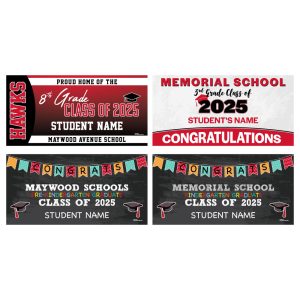 Maywood Ave School 2025 Grad Lawn Signs