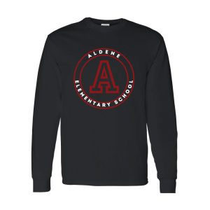 Aldene School Long Sleeve Tee – Black