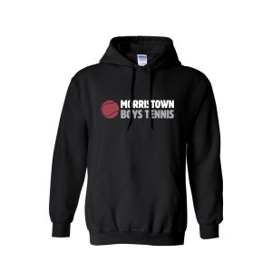 MorristownH.S. Boys Tennis Pullover Hoodie – Black