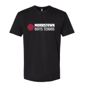 MorristownH.S. Boys Tennis Wicking Short Sleeve Tee – Black