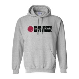MorristownH.S. Boys Tennis Pullover Hoodie – Sport Grey