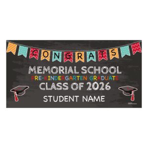 Maywood Ave School Pre-K Grad Lawn Sign 2026