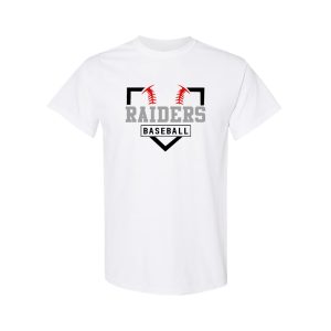 SPF Raiders Baseball Short Sleeve Tee – White