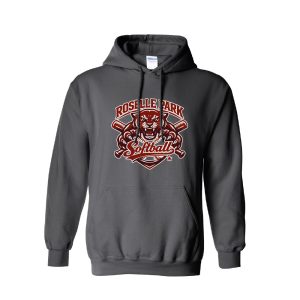 Roselle Park H.S. Softball Pullover Hoodie – Charcoal