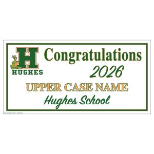 Berkeley Heights Hughes School Grad Lawn Sign 2026