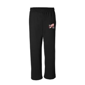 Roselle Park H.S. T & F Open Bottom Sweatpants – Black