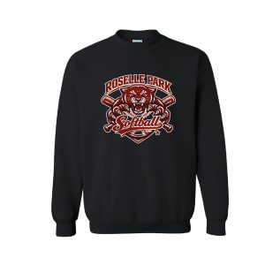 Roselle Park H.S. Softball Crewneck Sweatshirt – Cardinal