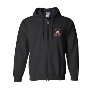 Aldene School Full-Zip Sweatshirt – Black