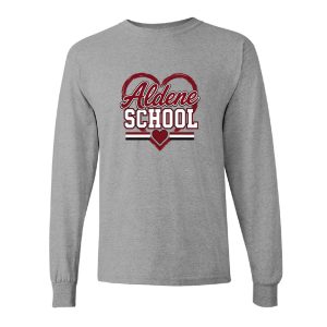 Aldene School Long Sleeve Tee – Sport Grey