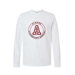 Aldene School Long Sleeve Tee – White