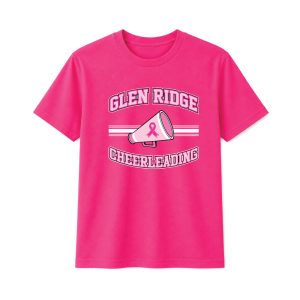 Glen Ridge Cheereerleading Pink Out Short Sleeve Tee