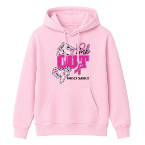 Roselle Catholic NJ Pink Out Pullover Hoodie