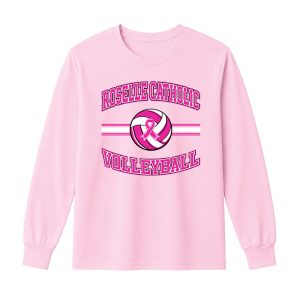 Roselle Catholic Volleyball Pink Out Long Sleeve Tee