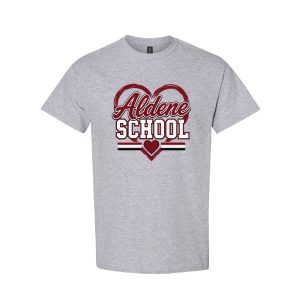Aldene School Short Sleeve Tee – Sport Grey